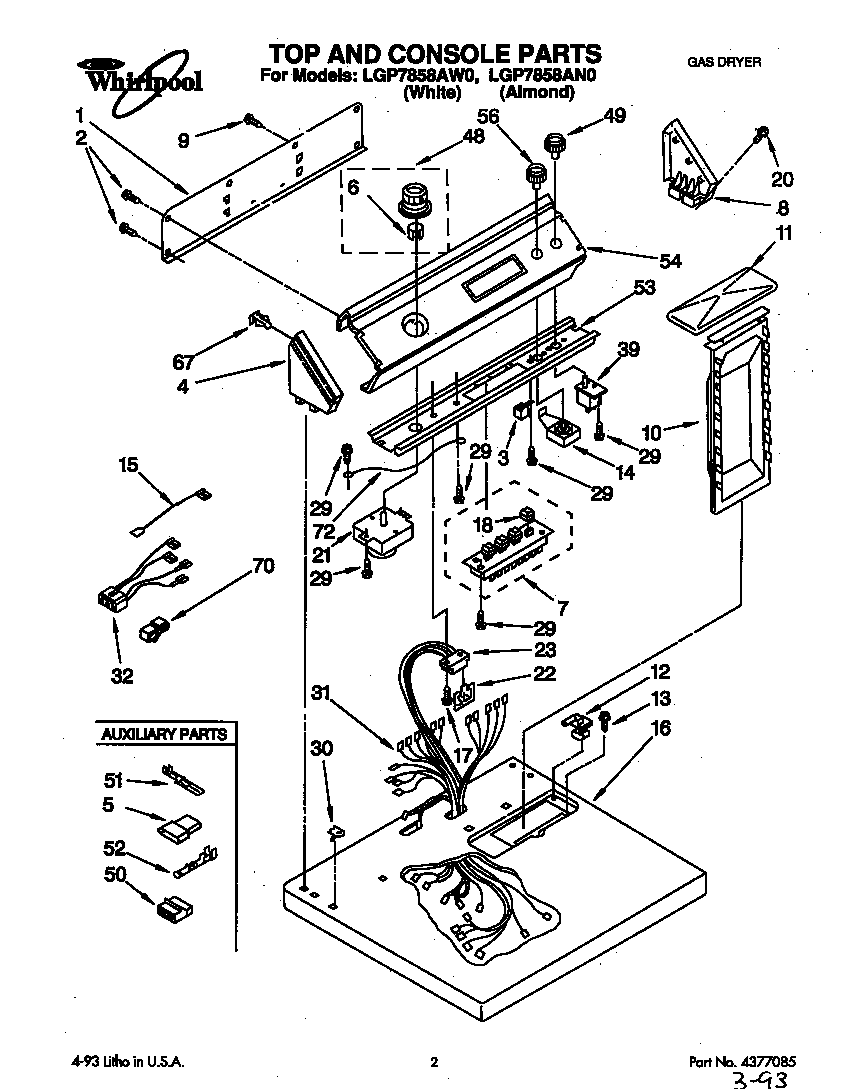Top and console