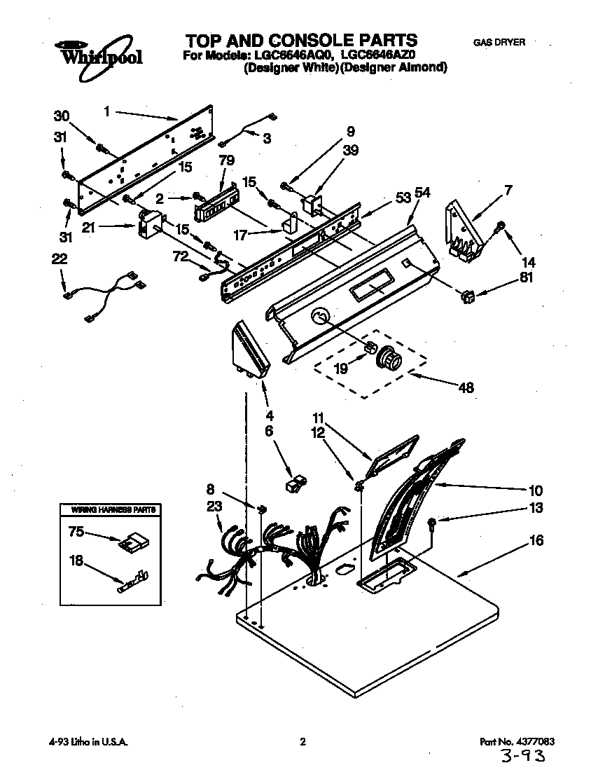Top and console