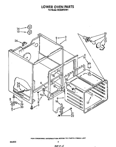 Lower oven