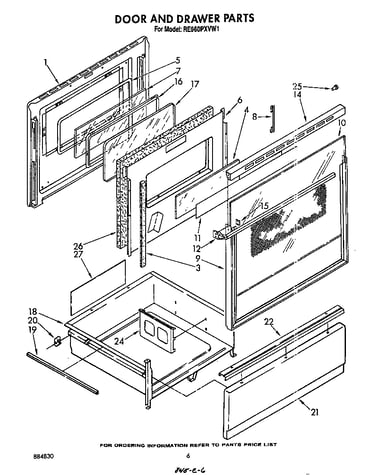 Door and drawer