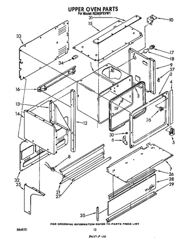 Upper oven