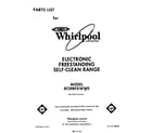 Whirlpool RF398PXWW0 front cover diagram