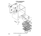 Whirlpool RF396PXVW1 oven chassis diagram