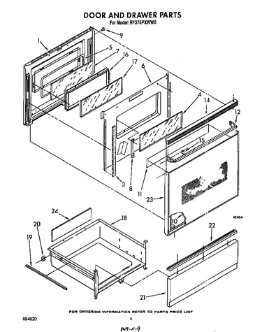 Door and drawer