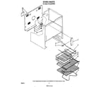 Whirlpool RF3365XWW0 oven diagram