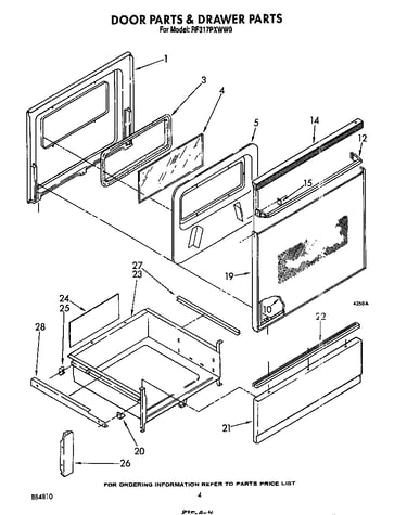 Door and drawer
