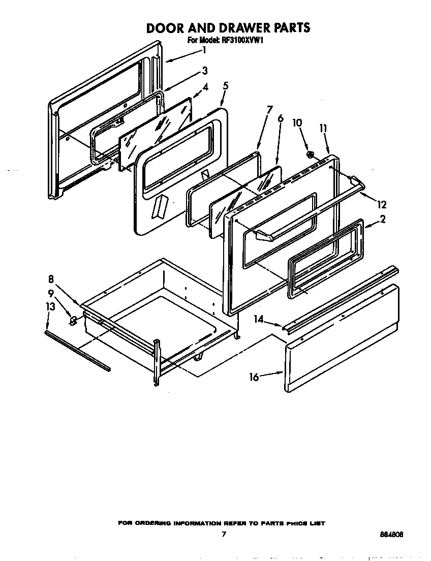 Door and drawer