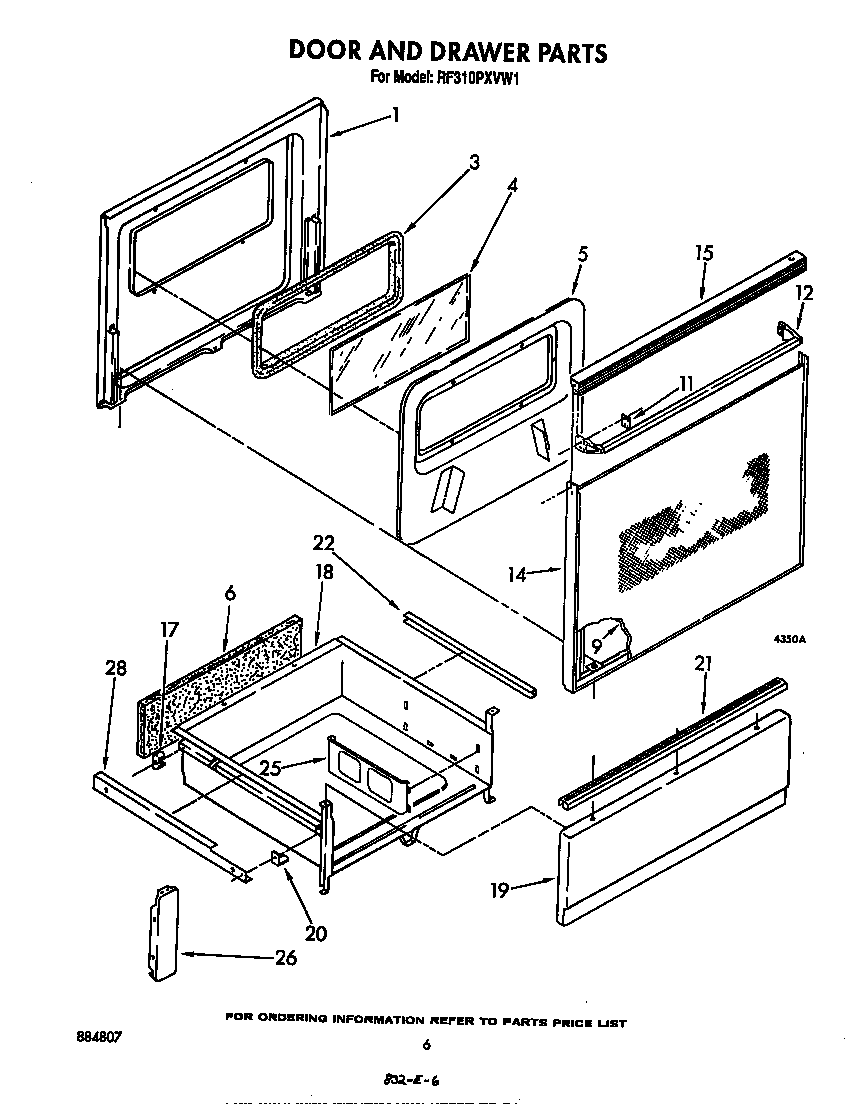 Door and drawer