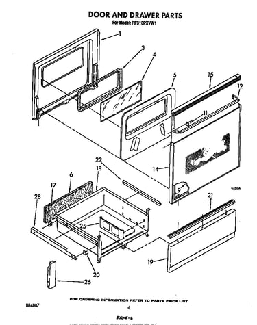 Door and drawer