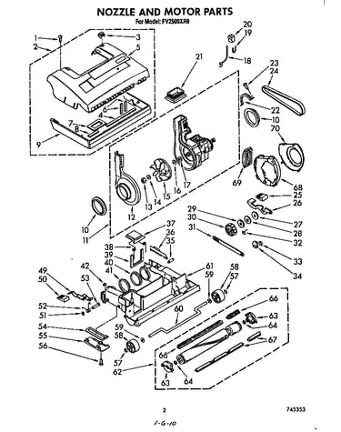 Nozzle and motor