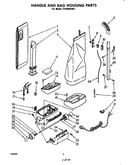 Handle and bag housing