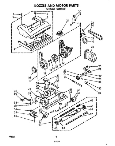 Nozzle and motor