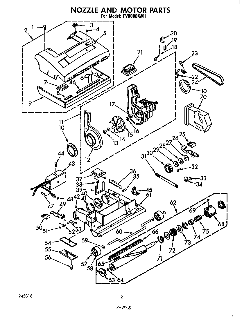 Nozzle and motor