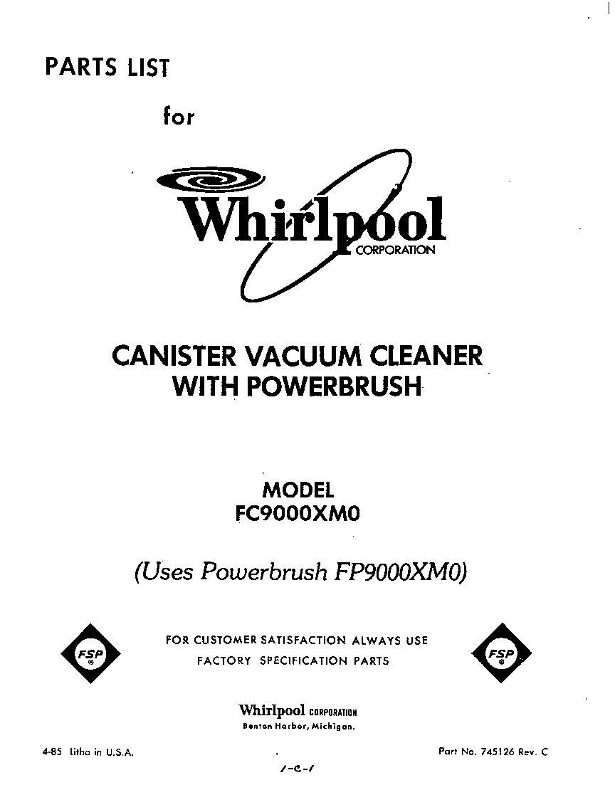 Cover page - text only
