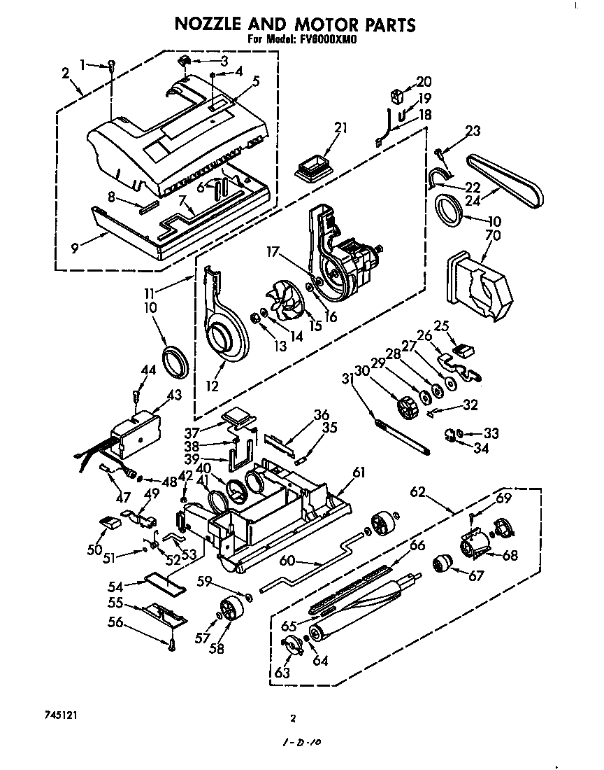 NOZZEL AND MOTOR