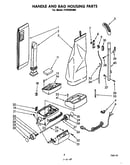 Handle and bag housing