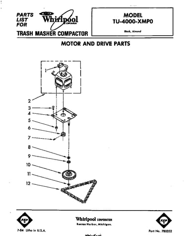Motor and drive