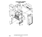 Whirlpool TU4000XMP0 container assembly diagram