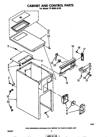 Cabinet and control