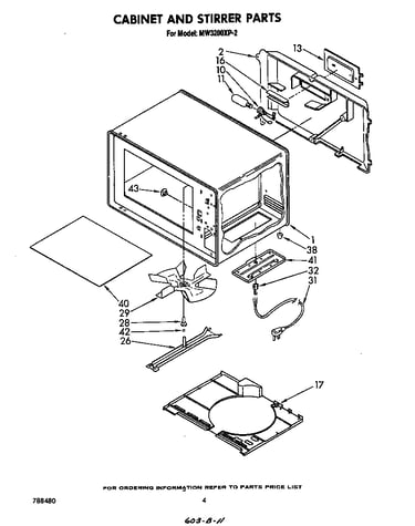Cabinet and stirrer