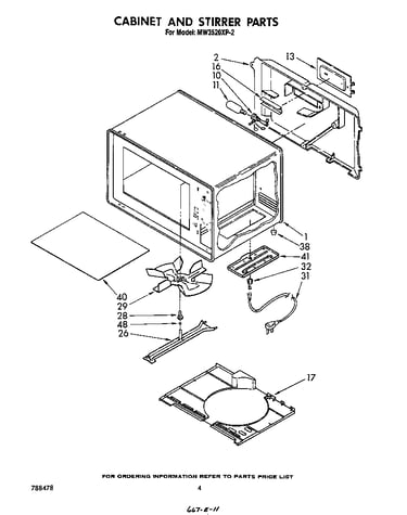 Cabinet and stirrer