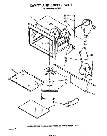 Cavity and stirrer