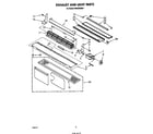 Whirlpool MH6300XM1 exhaust and light diagram