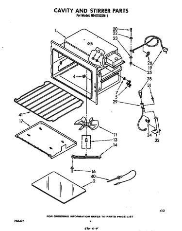 Cavity and stirrer