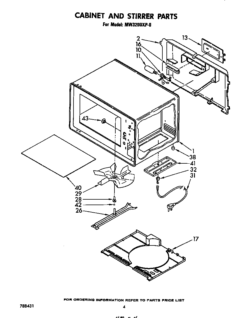 Cabinet and stirrer