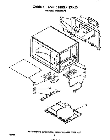 Cabinet and stirrer