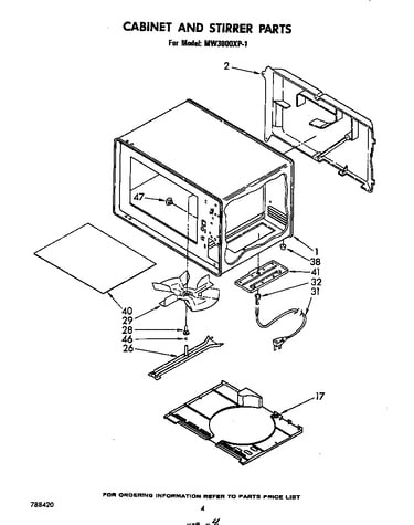 Cabinet and stirrer