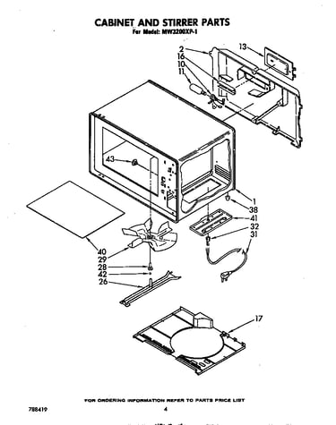 Cabinet and stirrer