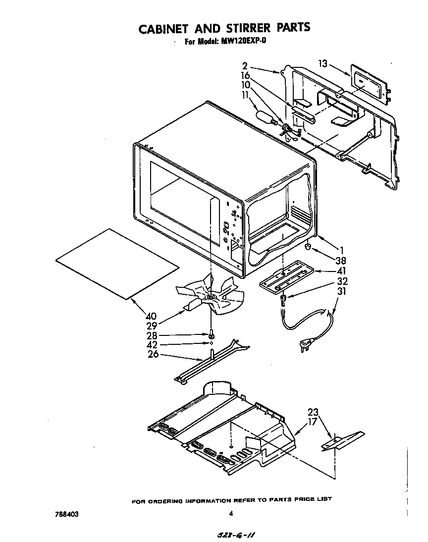 Cabinet and stirrer