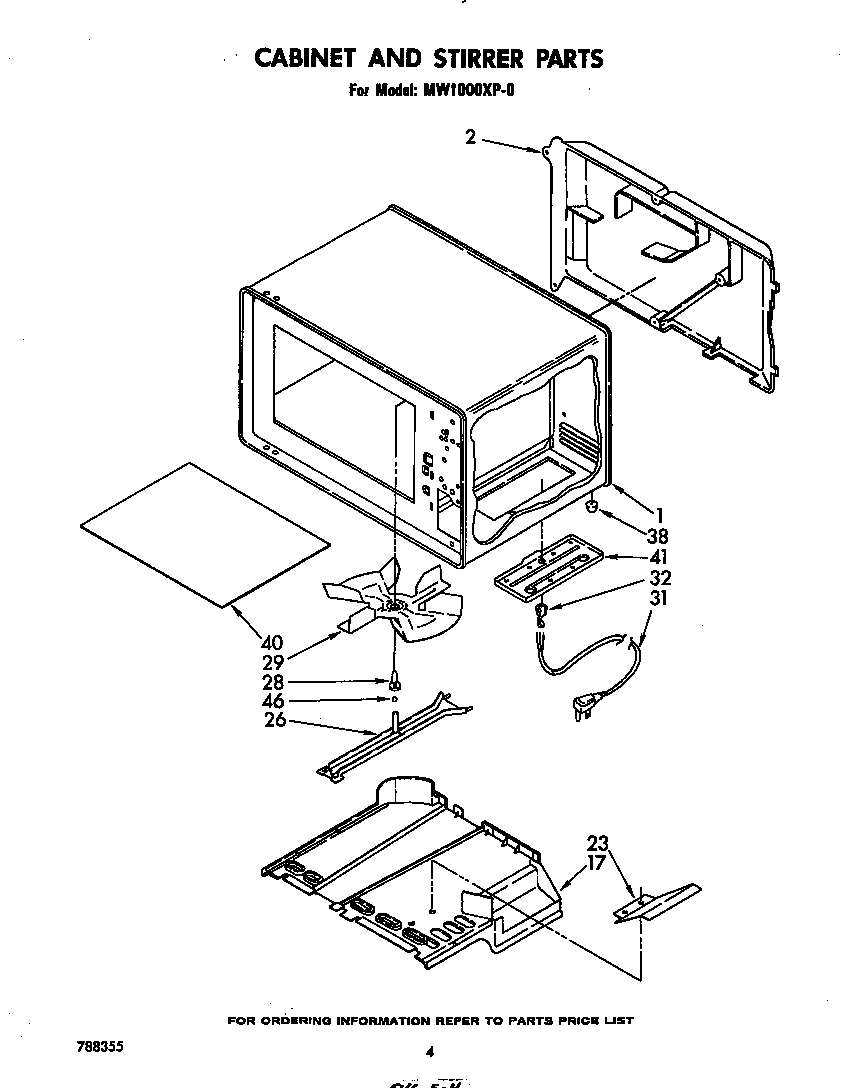 Cabinet and stirrer