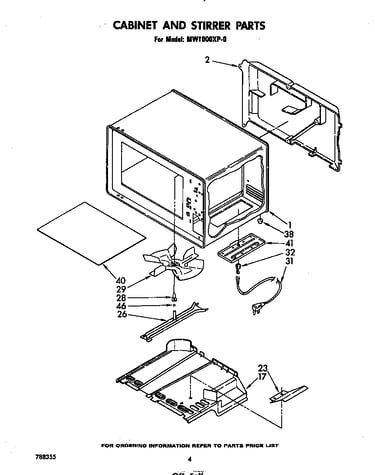 Cabinet and stirrer