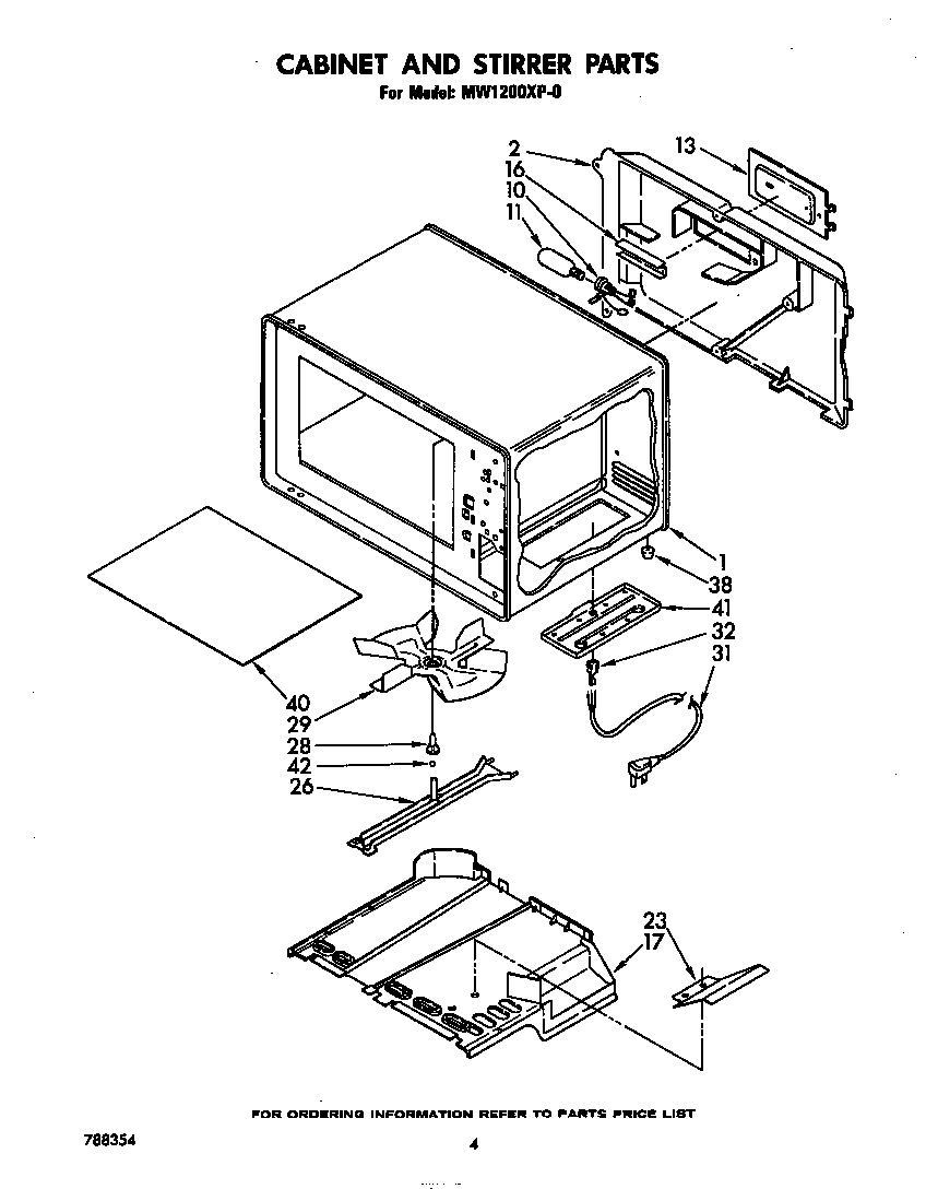 Cabinet and stirrer
