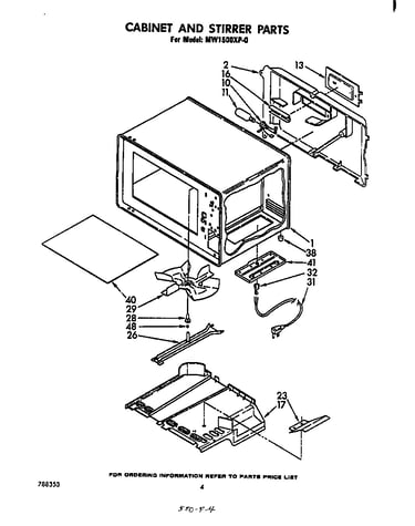 Cabinet and stirrer