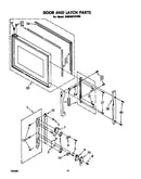 Door and latch