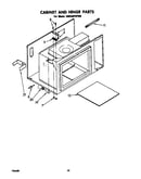 Cabinet and hinge