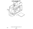 Whirlpool SM988PEPW0 cabinet and hinge diagram