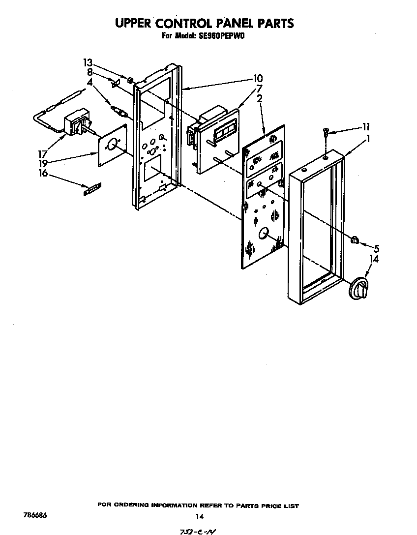 UPPER CONTROL PANEL