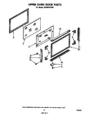 Upper oven door