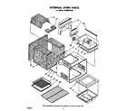 Whirlpool SF365BEPW0 internal oven diagram