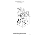 Whirlpool SF365BEPW0 oven electrical diagram