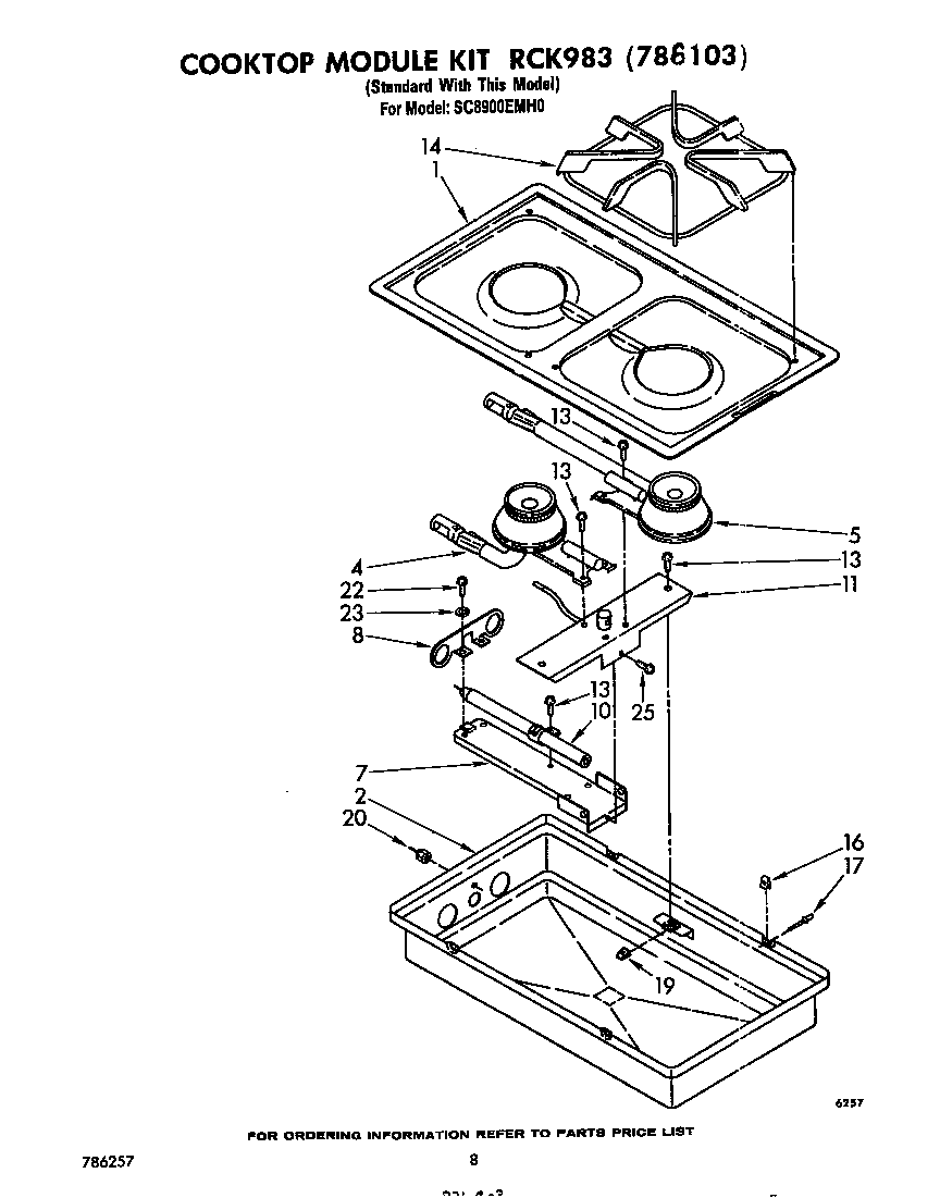 COOKTOP MODULE RCK983