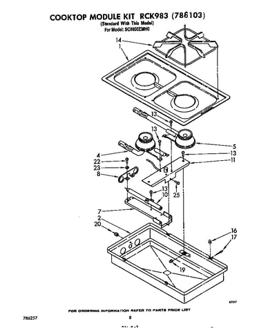 Cooktop module rck983