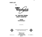 Whirlpool RC8900XMH0 front cover diagram
