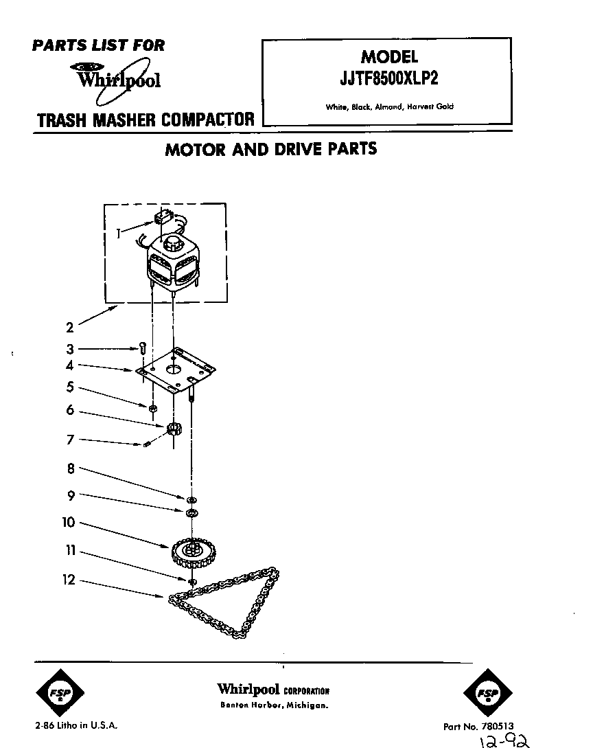 Motor and drive