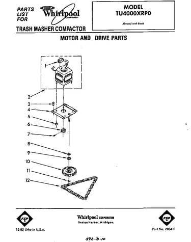 Motor and drive
