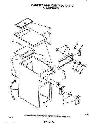 Cabinet and control